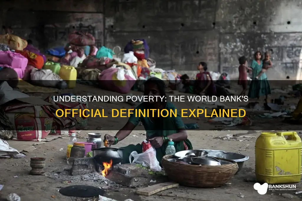 how does the world bank define poverty
