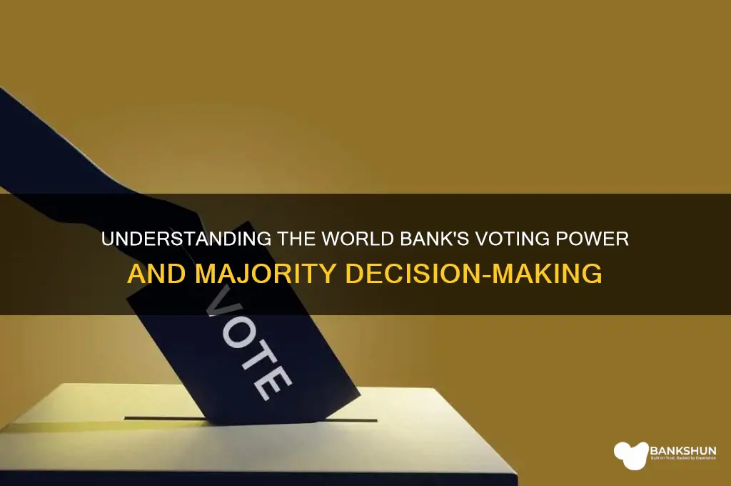 how does the world bank vote majority