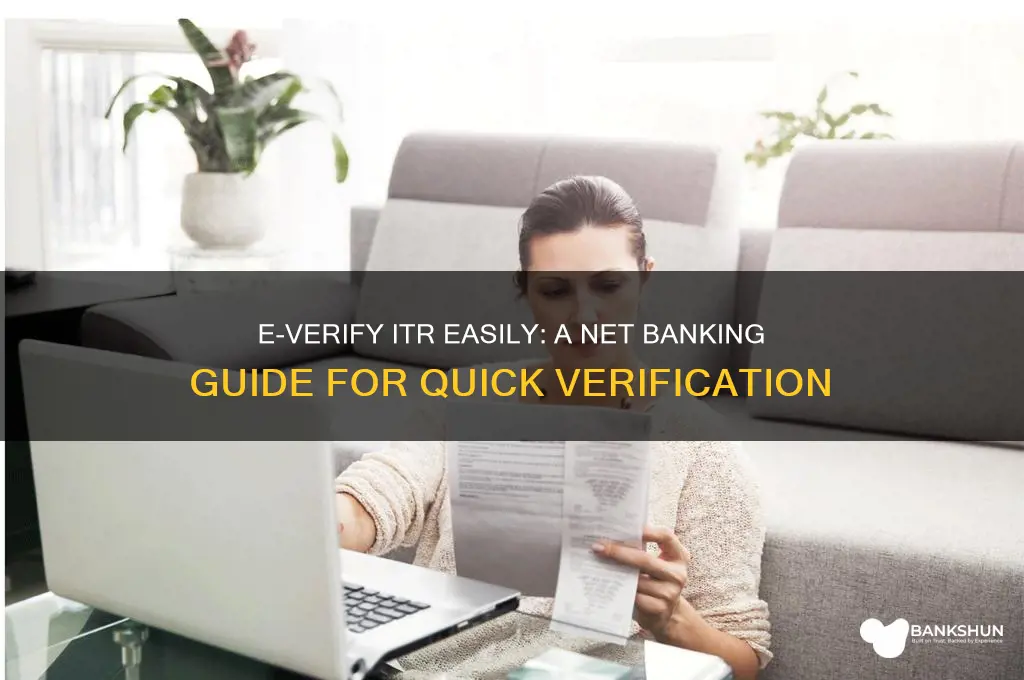 how e verify itr through net banking