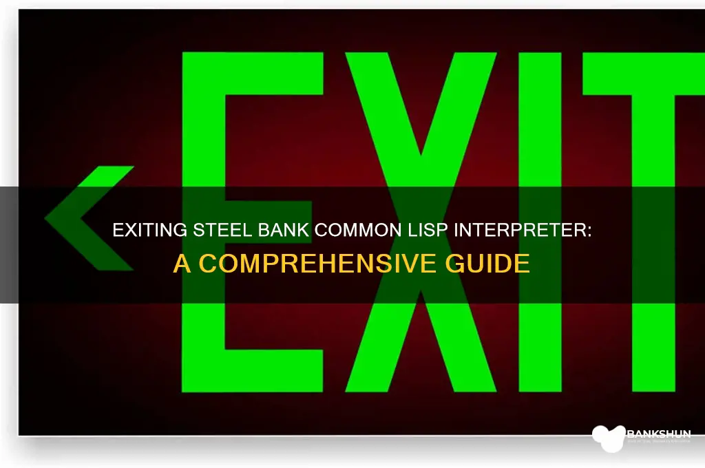 how exit steel bank common lisp interpreter