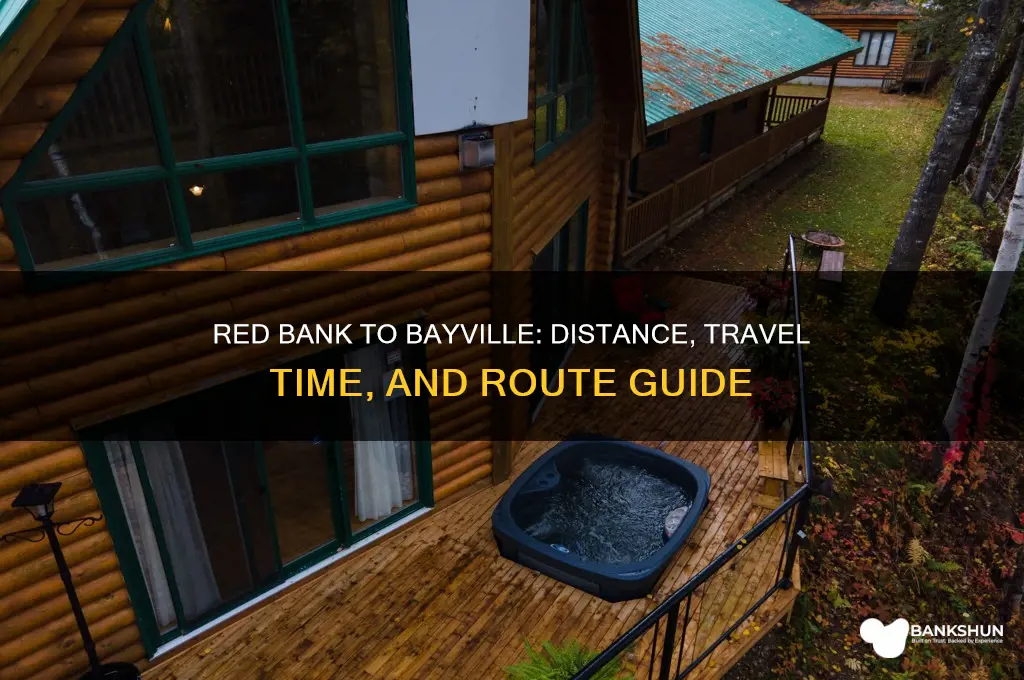 how far is red bank from bayville