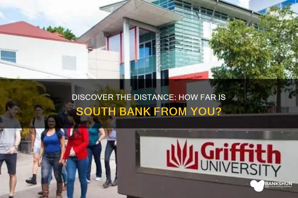 how far is south bank from me
