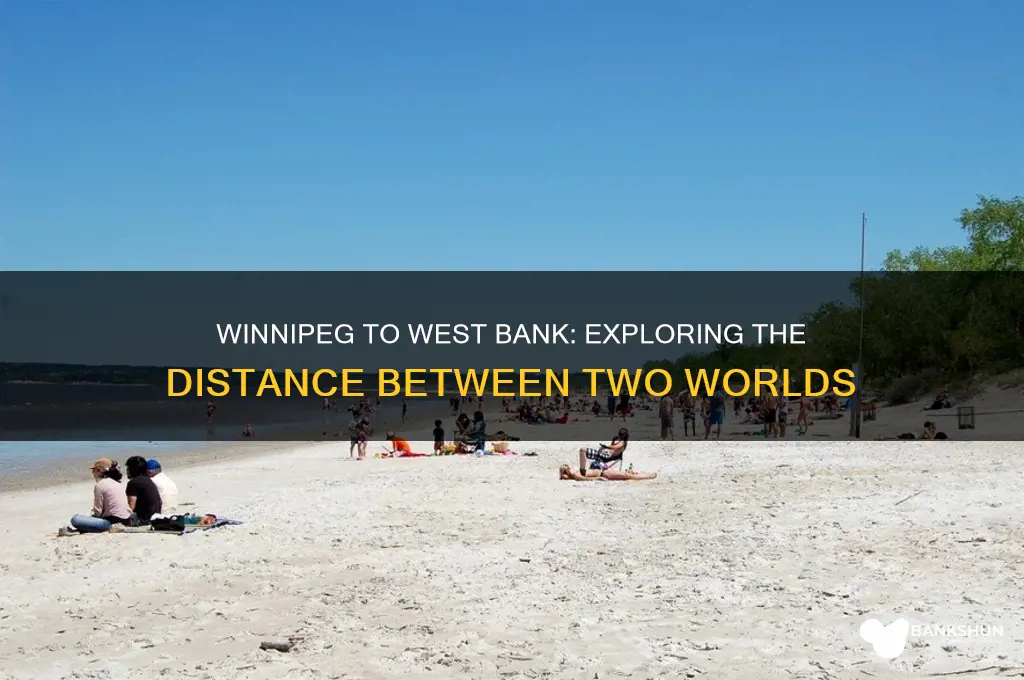 how far is winnipeg from west bank