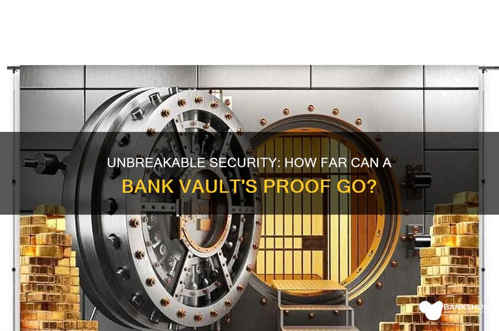 how far proof is a bank vault