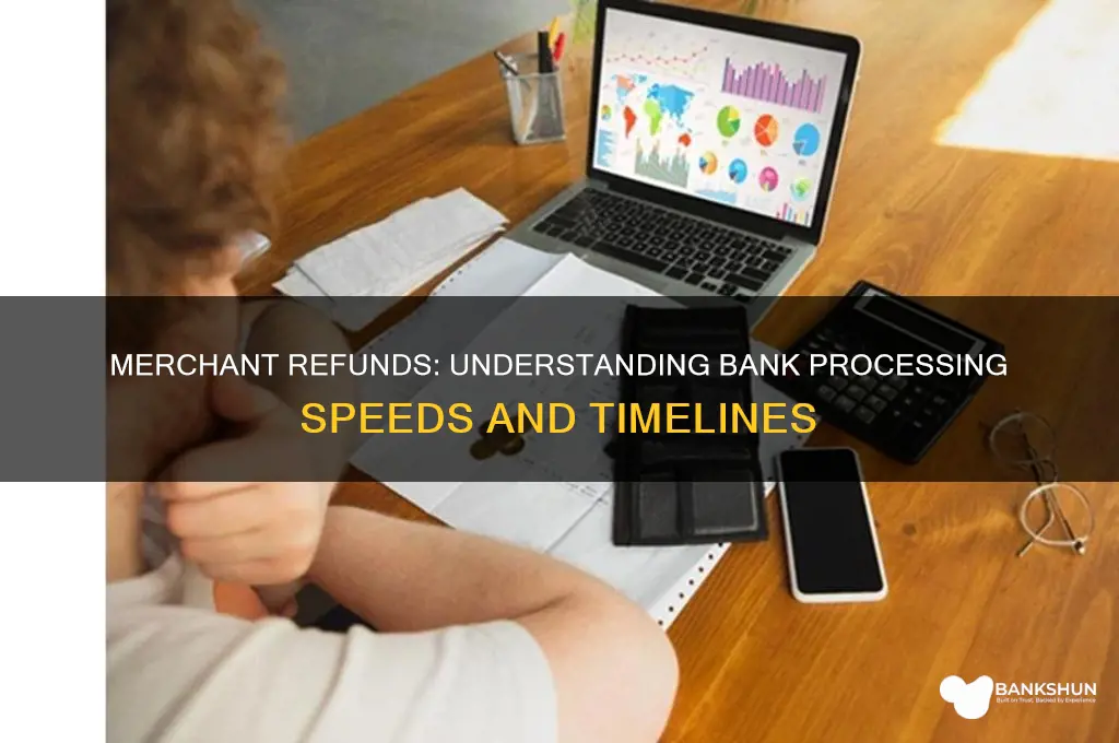 how fast do banks process merchant refunds