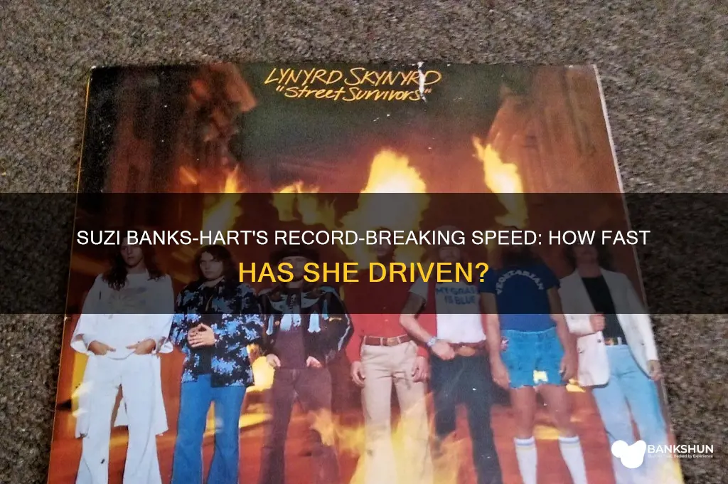 how fast has suzi banks-hart driven