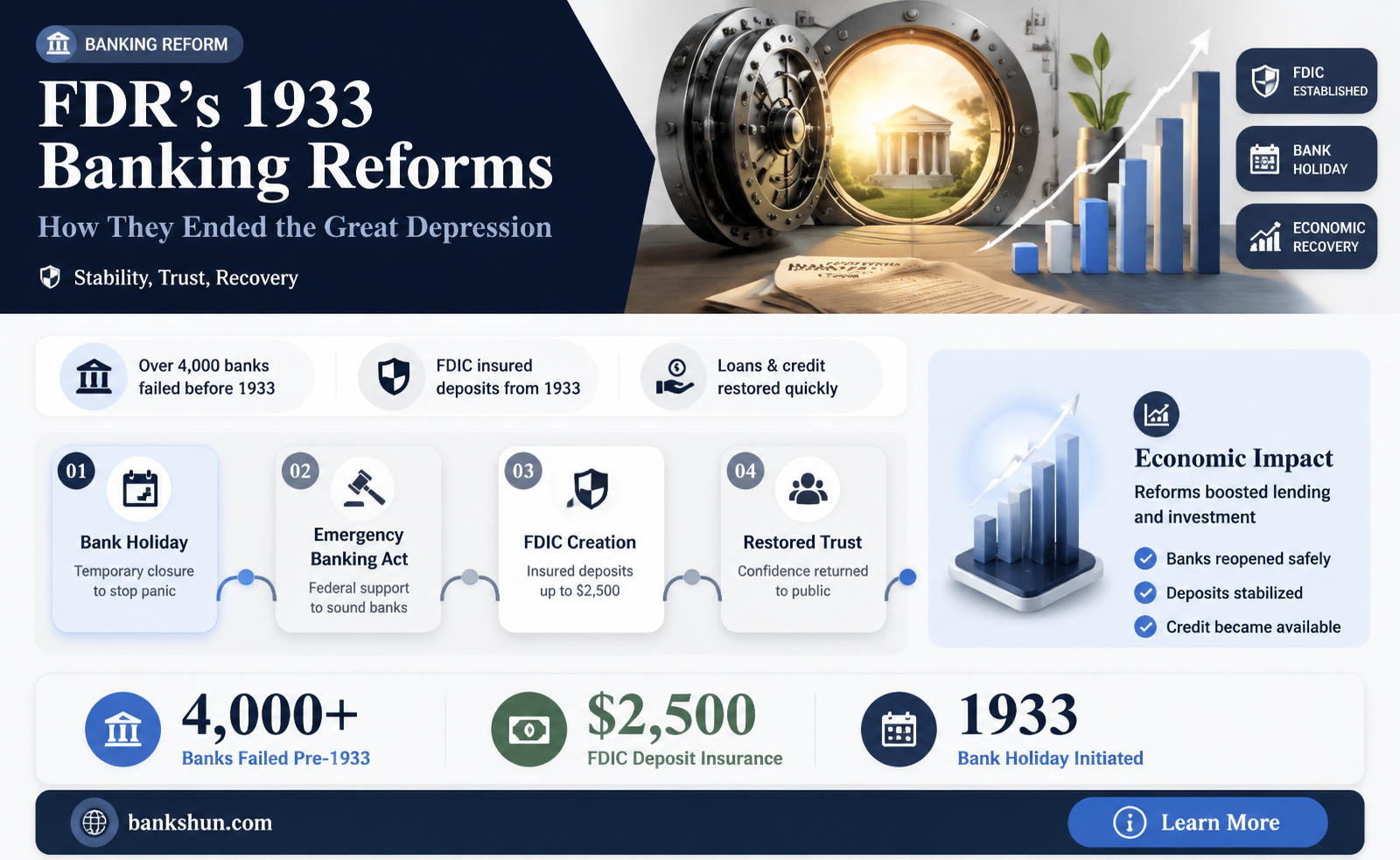 did fdr halt bank runs in 1933