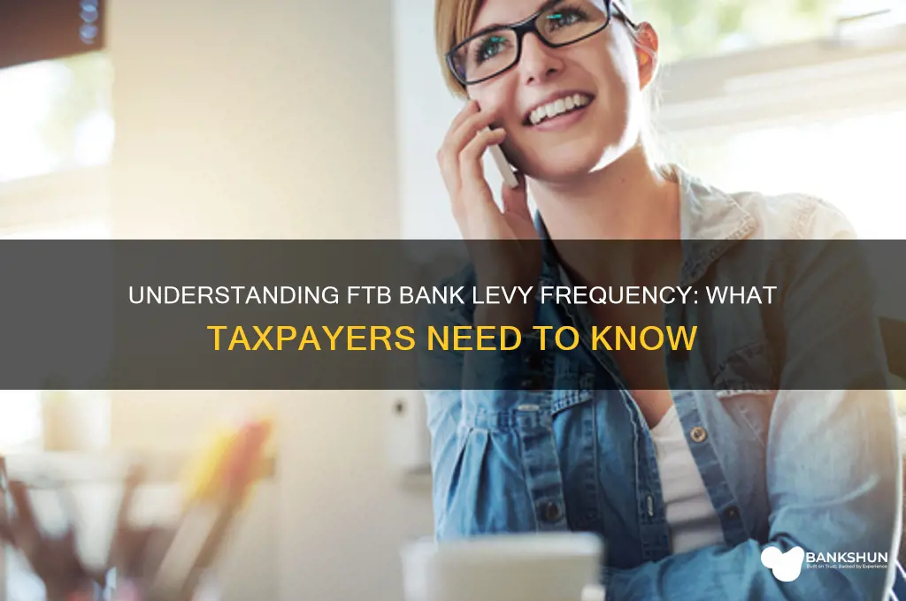 how frequent does ftb do bank levy