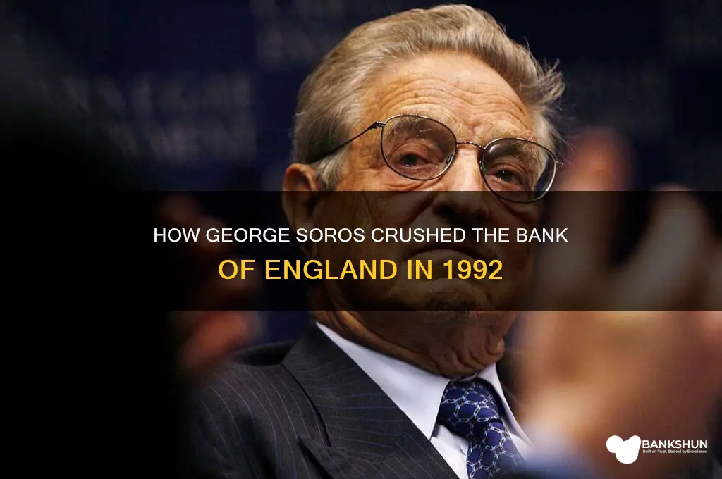 how george soros broke bank of england
