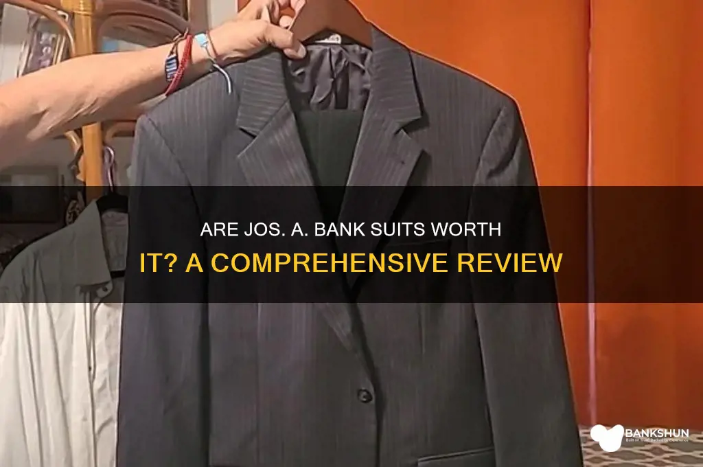 how good are jos a bank suits