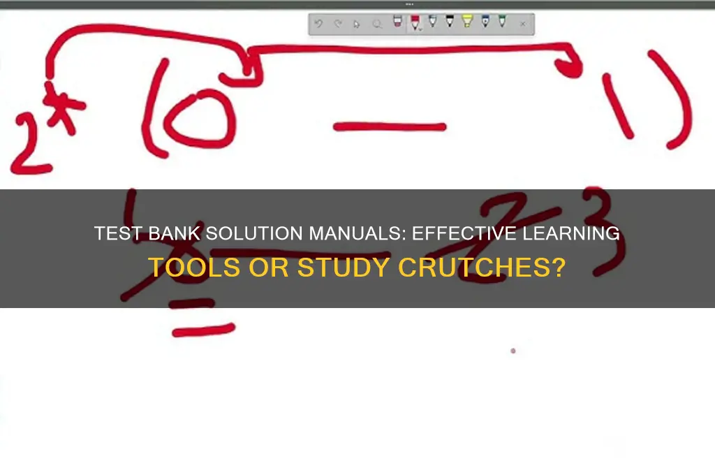 how good is test bank solution manual