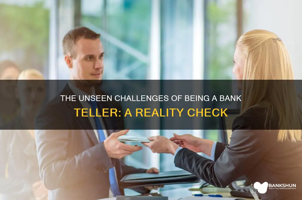 how hard i sbeing a bank teller