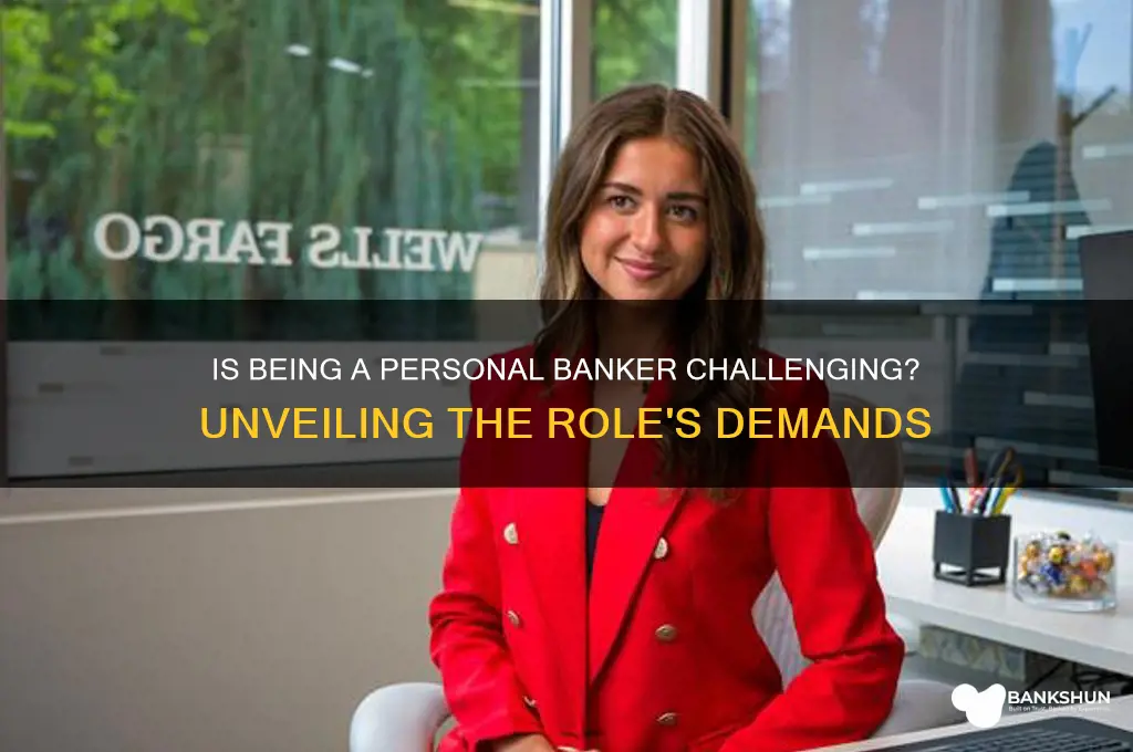 how hard is the personal banker position