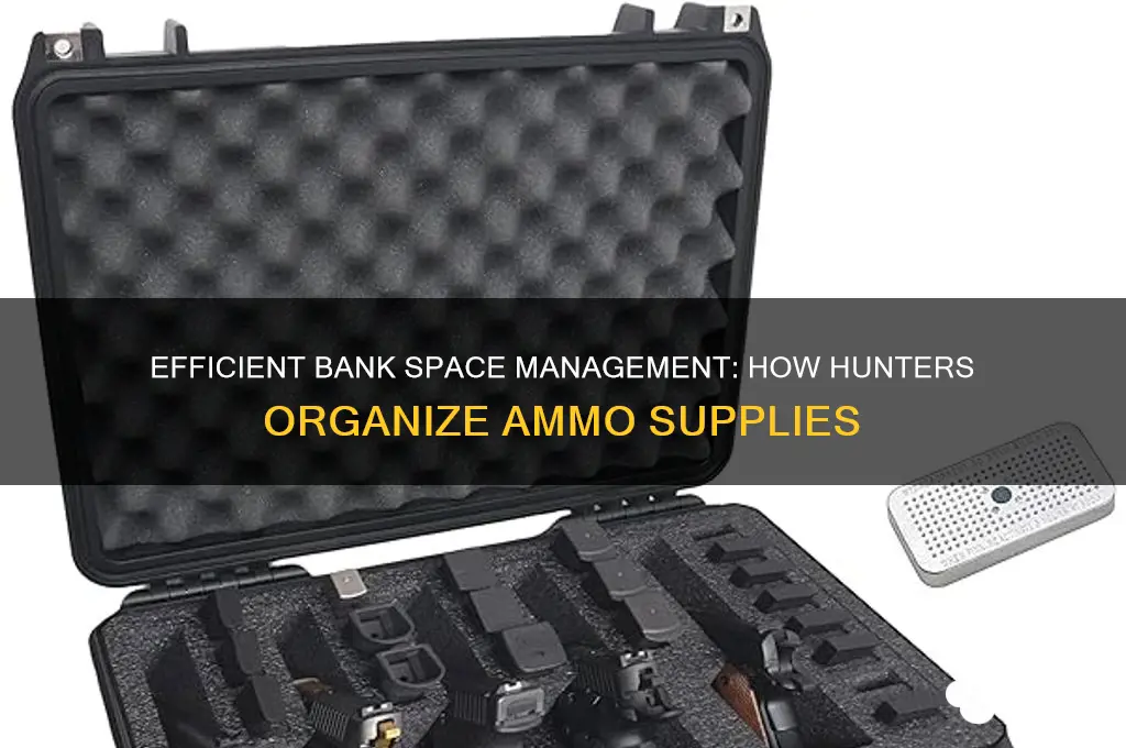 how hunters organize bank space woth ammo