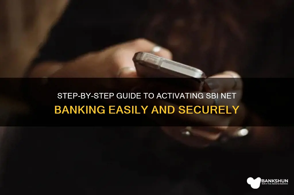 how i activate net banking in sbi