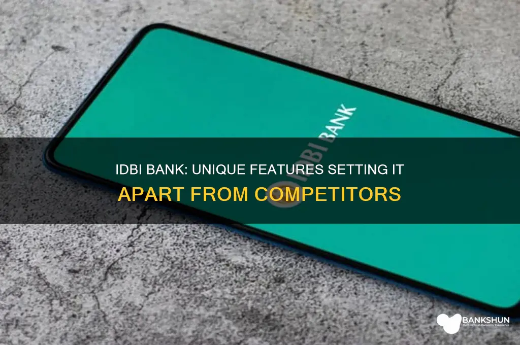how idbi is different from other banks