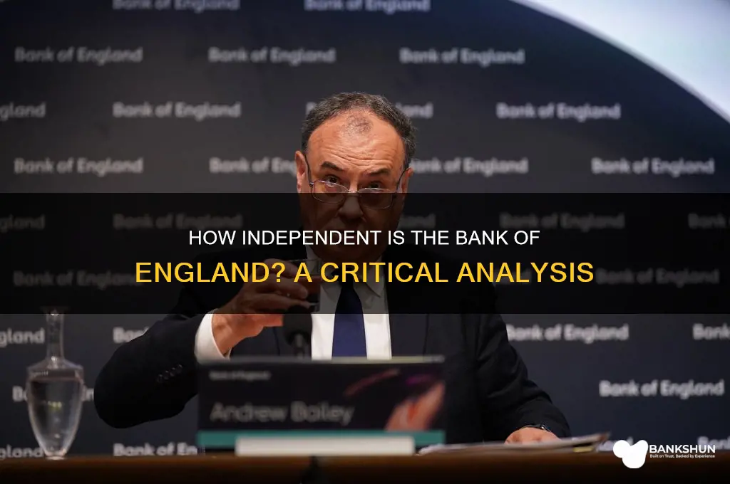 how independent is the bank of england