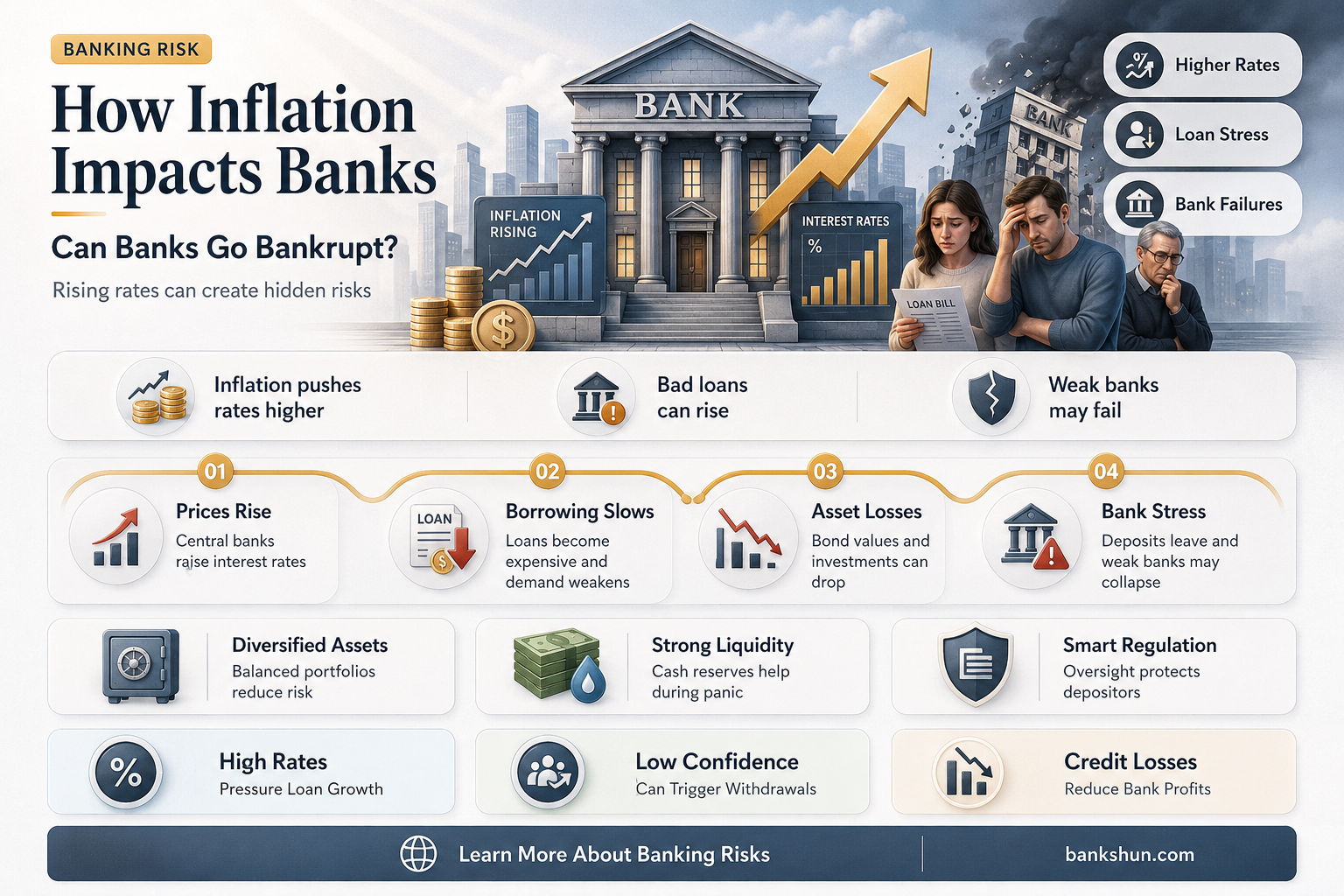 do banks bankrupt because of high inflammation