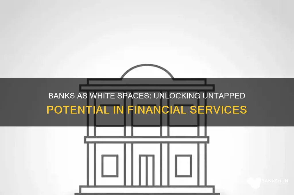 how is a bank a white space