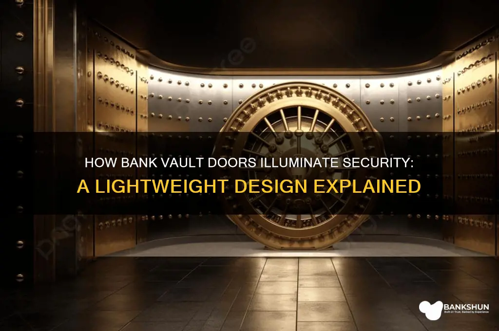 how is a bank vault door light