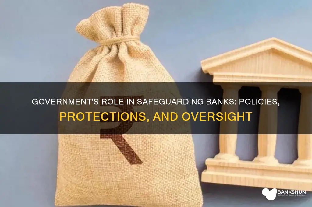 how is banks covered by the government