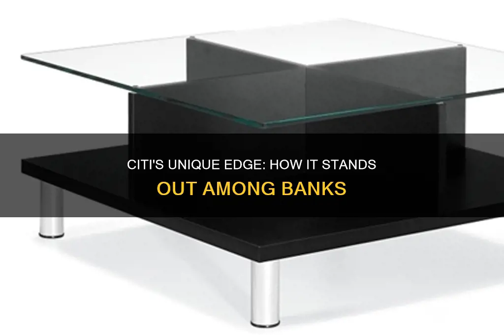 how is citi different from other banks