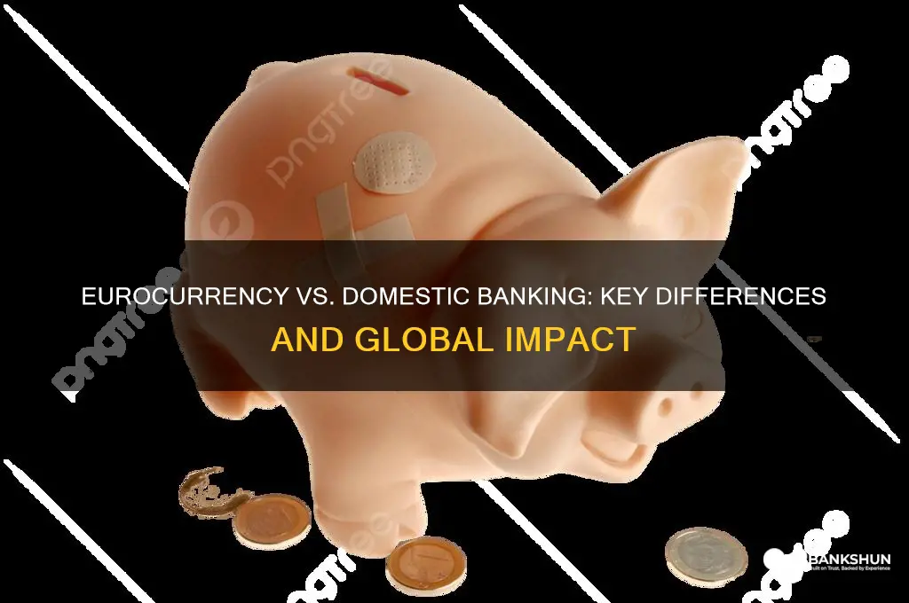 how is eurocurency different from domestic banking