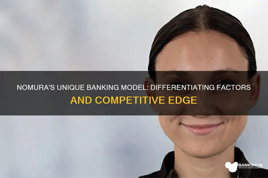 how is nomura different from other banks
