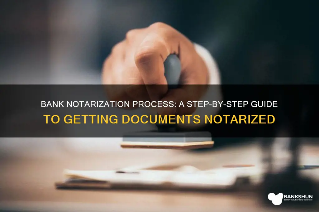 how is notary done at the bank