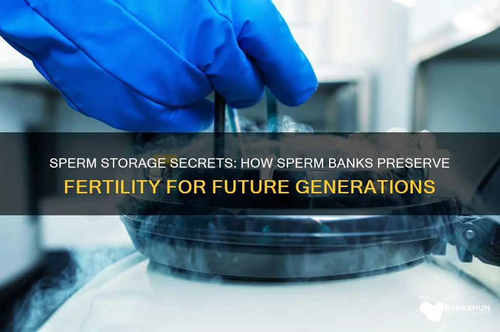 how is sperm stored in sperm banks