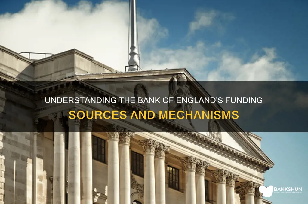how is the bank of england funded