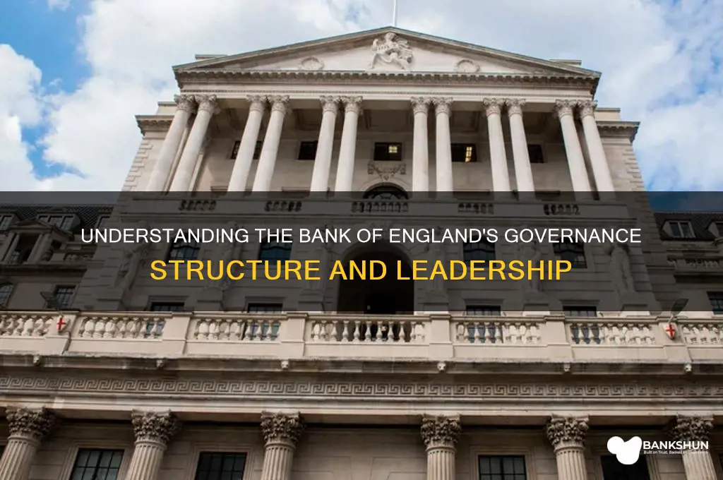 how is the bank of england governed