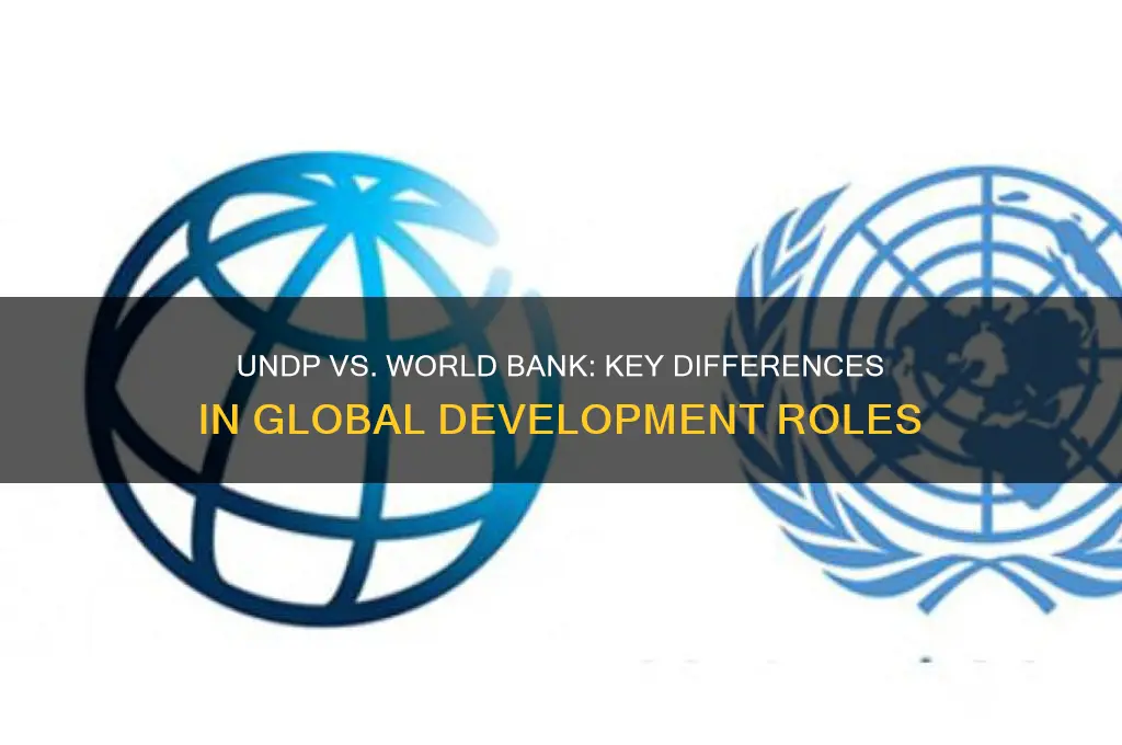 how is undp different from world bank