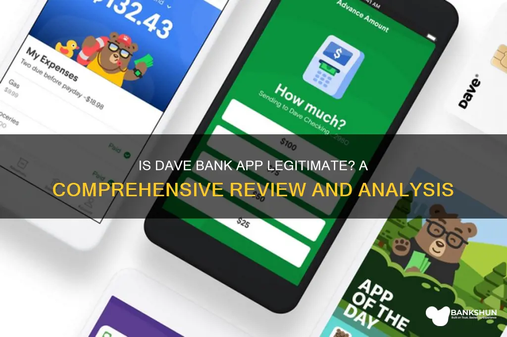 how legitimate is the dave bank app