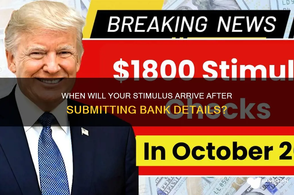 how long after submitting bank info stimulus