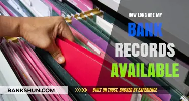 How Long Are Bank Records Kept and Accessible for Review?