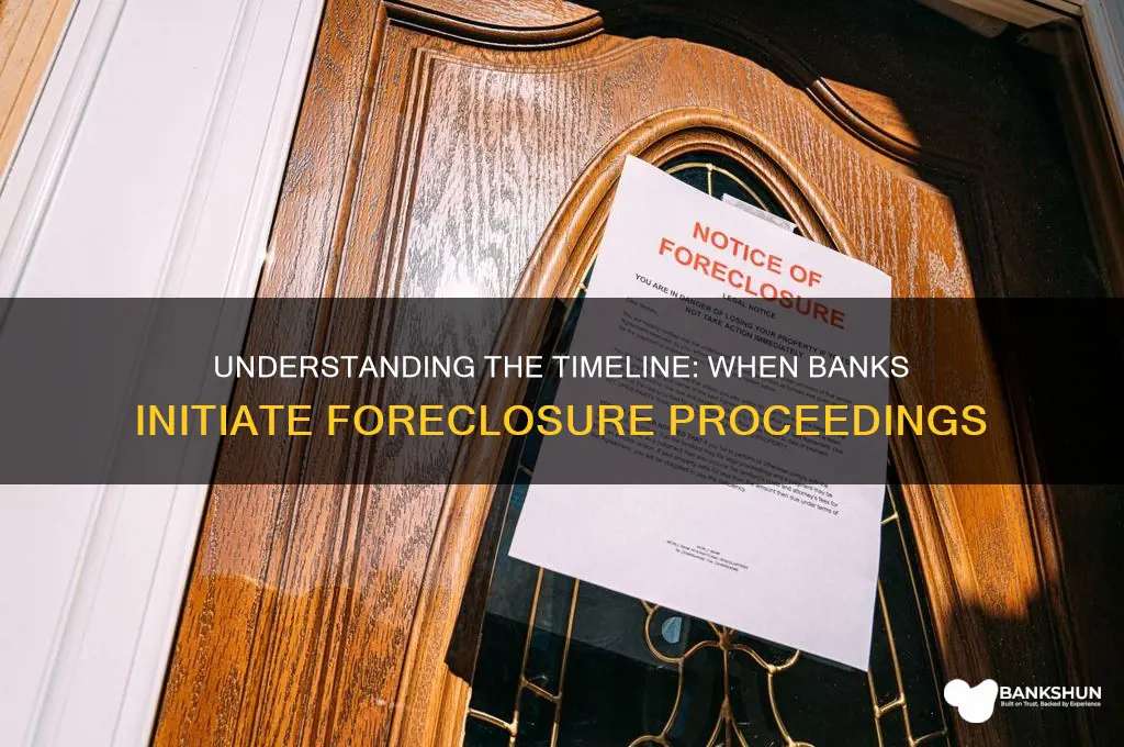 how long before a bank files foreclosure