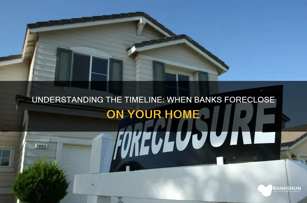 how long before bank forecloses on house