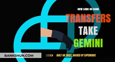 How Long Do Bank Transfers Take on Gemini Exchange?