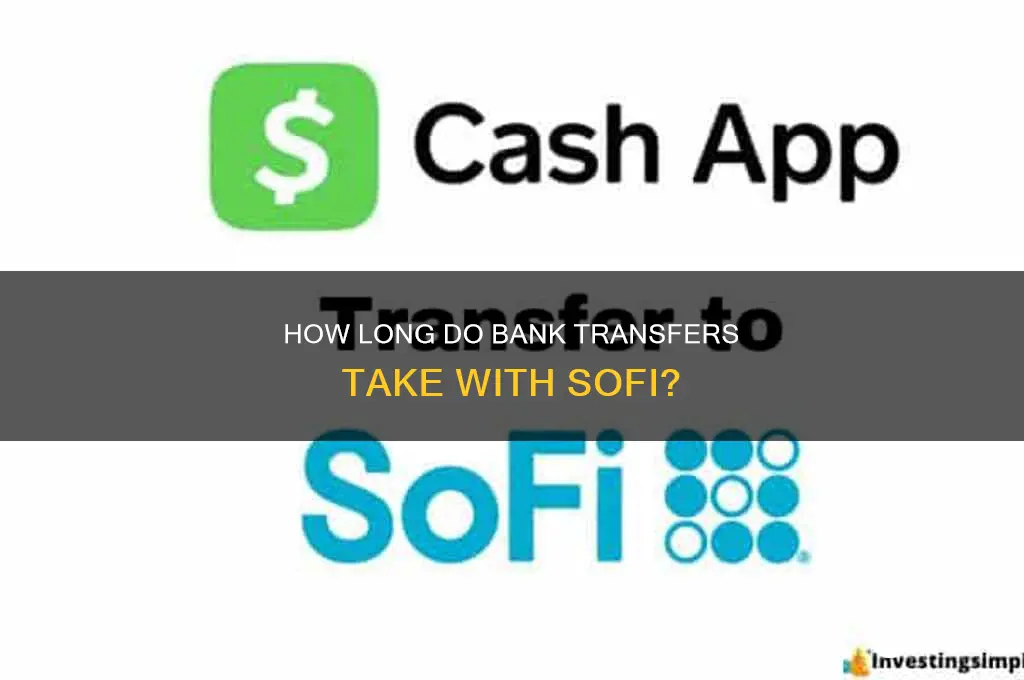 how long do bank transfers take sofi