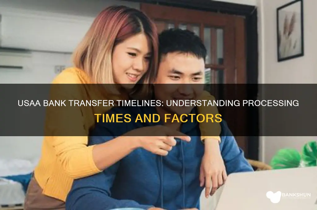 how long do bank transfers take usaa