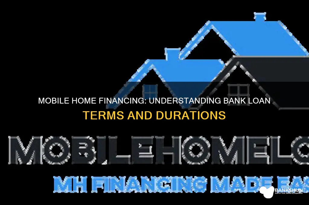 how long do banks finance mobile homes