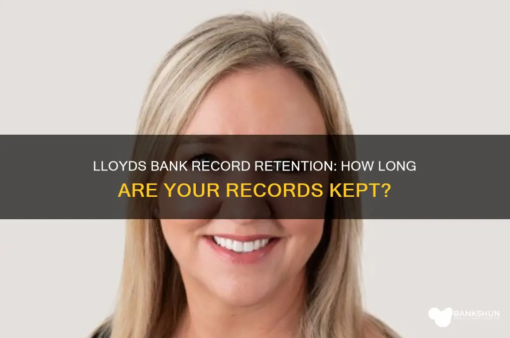 how long do lloyds bank keep records