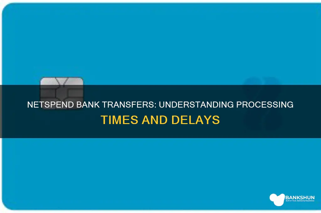 how long do netspend bank transfers take