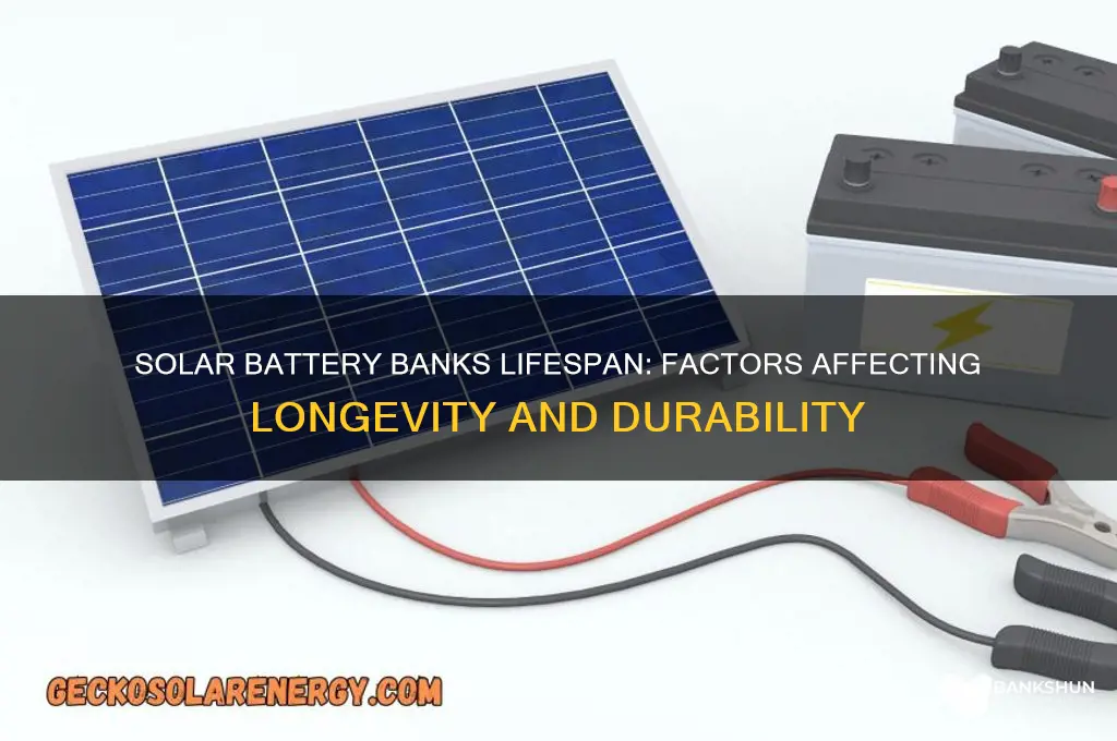 how long do solar battery banks last