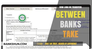 Understanding Inter-Bank Transfer Times