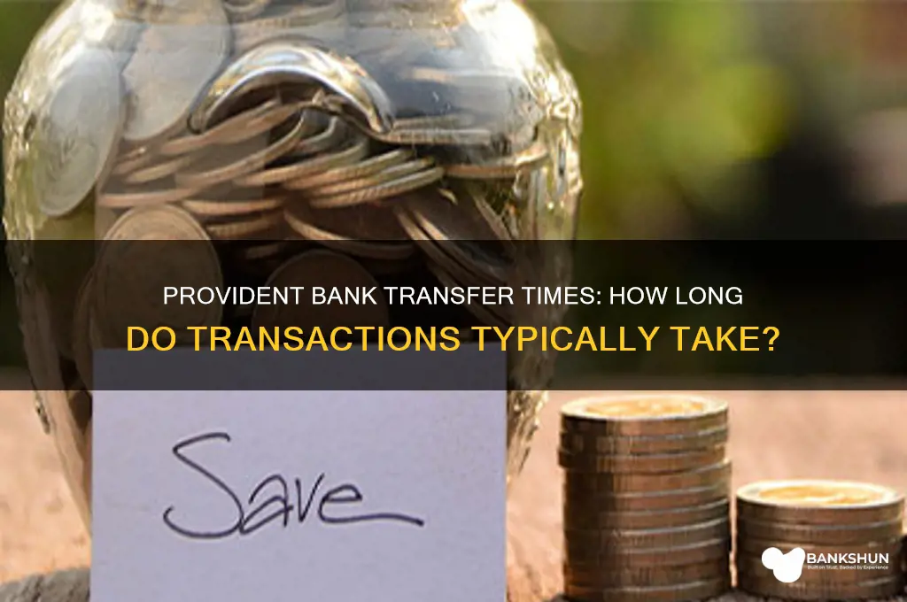how long do transfers take provident bank