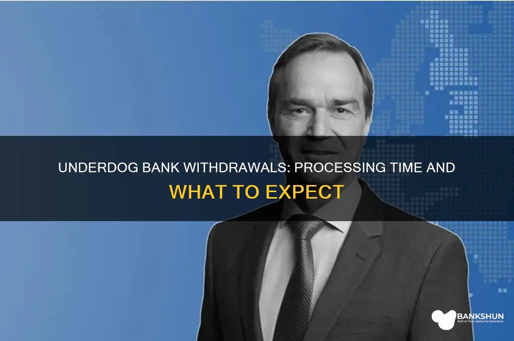 how long do underdog bank withdrawls take