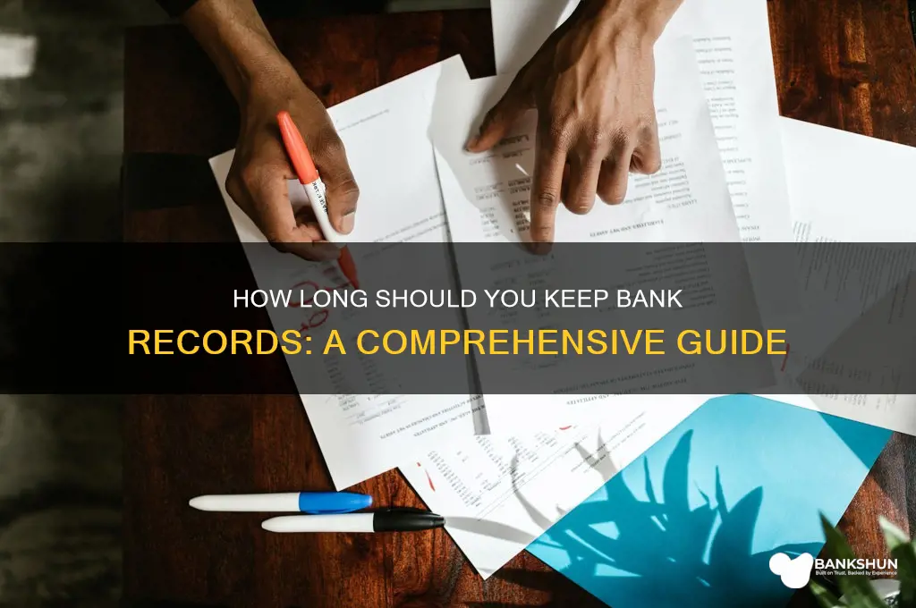 how long do you save bank records