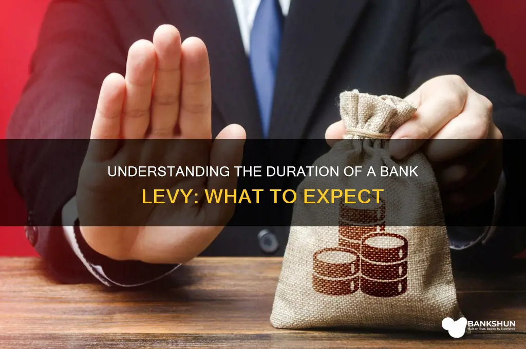 how long does a bank levy last